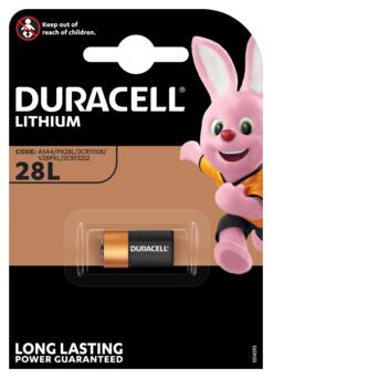 Літієва батарея Duracell Lithium 28L (A544), 6V, блістер фото №1