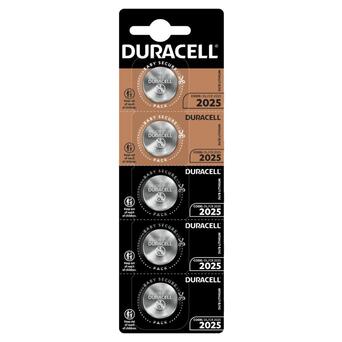 Батарейка літієва Duracell 2025 5BL, CR2025/DL2025/ECR2025 3V, розривний блістер 5шт фото №1