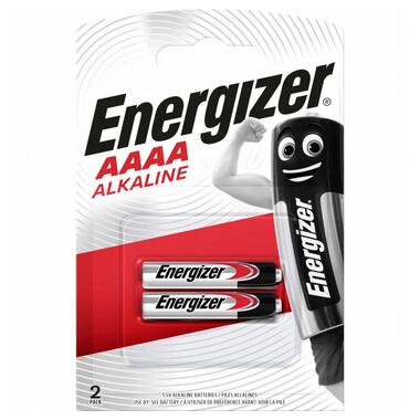 Батарейка Energizer alkaline АААА (LR61) 1x2 шт. блістер (907647) фото №1