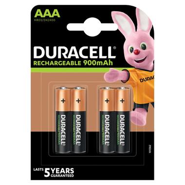 Акумулятор Duracell передзаряжені R03 (AAA) 900mAh 4 на блістері (910451) фото №1