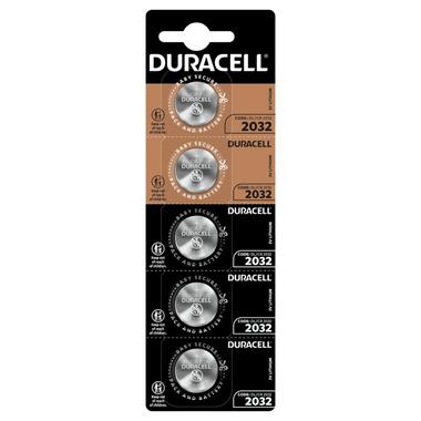Батарейка літієва Duracell CR2032 5BL, 3V, блістер 5шт фото №1