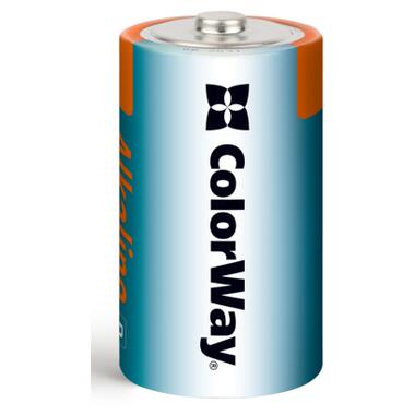 Батарейка ColorWay D LR20 Alkaline Power * 2 (CW-BALR20-2BL) фото №1