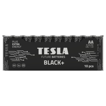 Батарейки Tesla BLACK  AA (LR06) 1.5V 10 шт. (58-027) фото №1