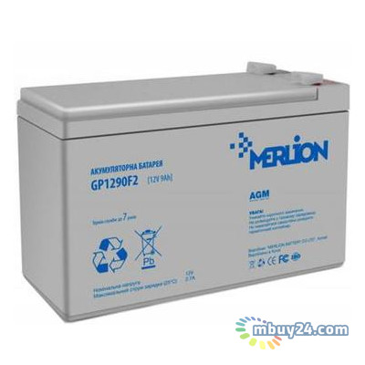 Акумуляторна батарея Merlion 12V 9 Ah GP1290F2 White фото №1