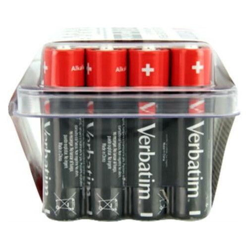 Батарейка Verbatim Alkaline AAA/LR03 BL 24шт фото №2