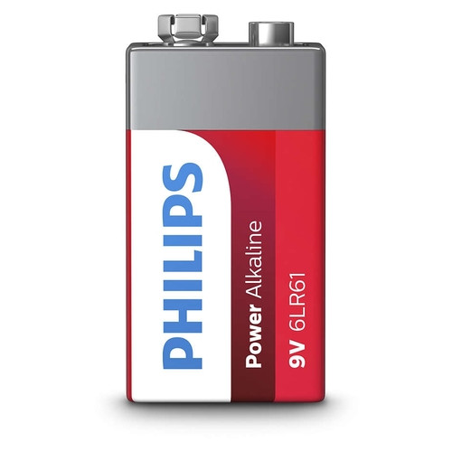 Батарейка Philips Power Alkaline 6LR61 BLI 1 фото №2