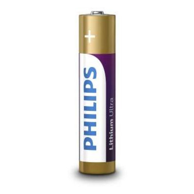 Акумулятор PHILIPS AAA FR03 Lithium Ultra * 4 (FR03LB4A/10) фото №1