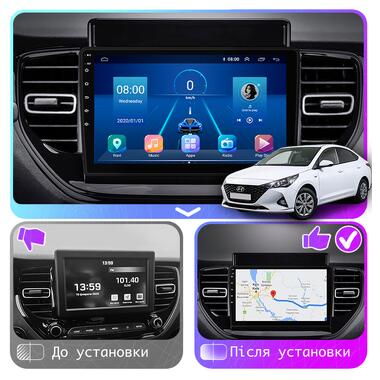 Штатна магнітола Element Hyundai Solaris 2020- 2/32 4G фото №3