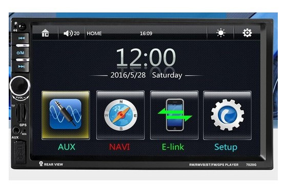 Автомагнитола 2Din 7020G 7 экран, GPS, Bluetooth. Пульт на руль, камера и шахта в комплекте фото №6