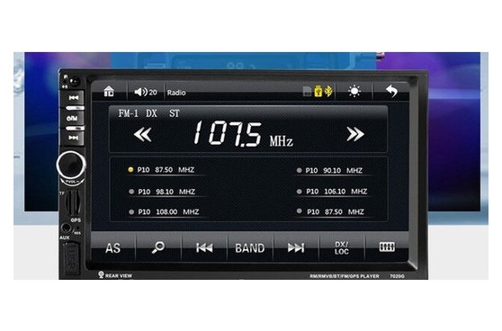 Автомагнитола 2Din 7020G 7 экран, GPS, Bluetooth. Пульт на руль, камера и шахта в комплекте фото №7