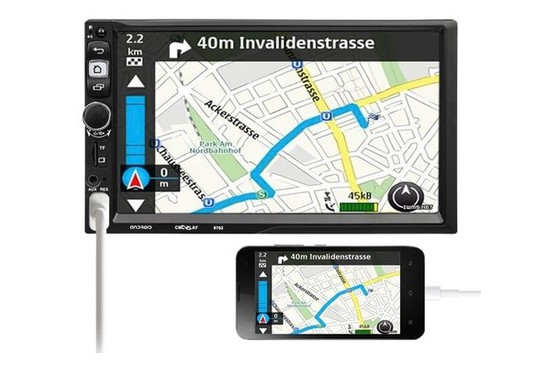 Автомагнитола 2DIN 8702 GPS, WiFi, Bluetooth, Android. С картами Navitel Украина фото №6