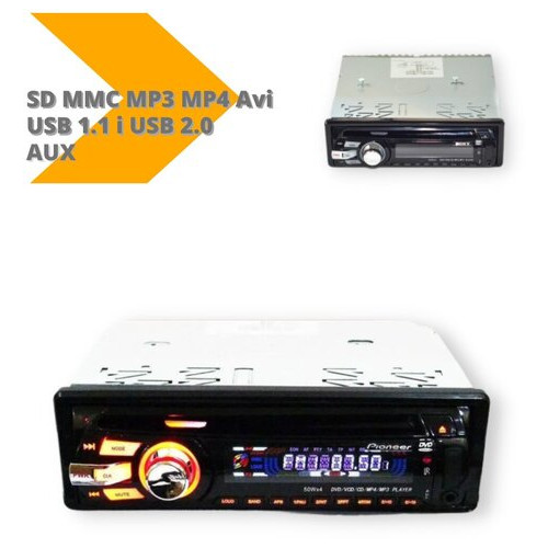 Автомагнітола SONY 3201 USB SD MMC MP3 MP4 Avi USB 1.1 USB 2.0 (lp-30358_1139) фото №2