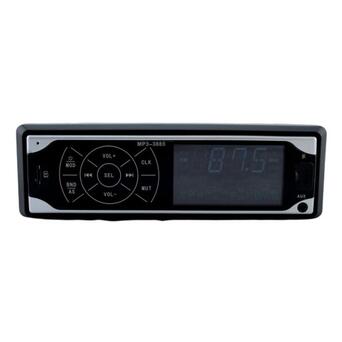 Автомагнітола MP3 3887 ISO 1DIN сенсорний дисплей LED/LCD чорний (3360_492) фото №3
