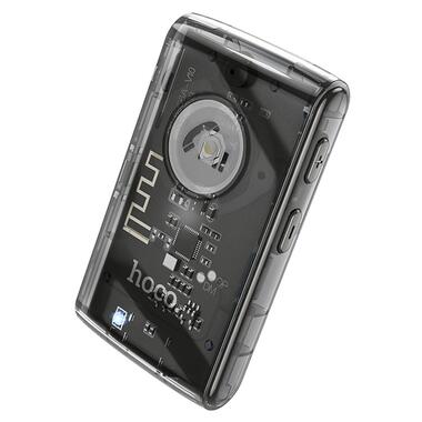 Bluetooth аудіо ресивер Hoco E66 Transparent discovery edition Jazz black фото №2