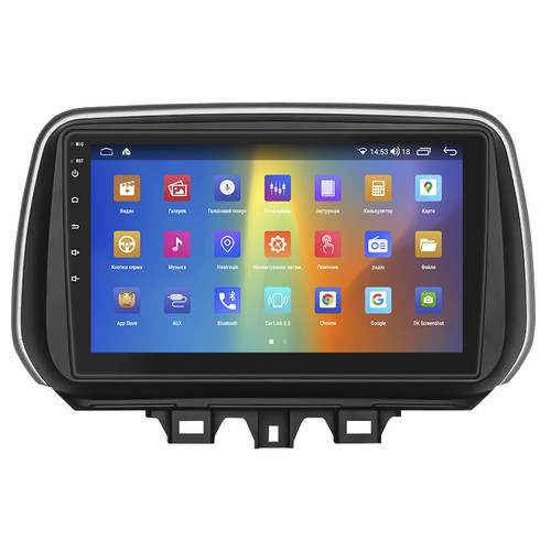 Магнітола Lesko Hyundai Tucson III Рестайлінг 2018-2021 IPS 10 4/64Gb CarPlay 4G Wi-Fi GPS Prime фото №2