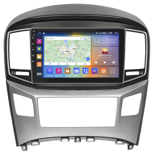 Магнітола Lesko для Hyundai Grand Starex I Рестайлінг 2 2017-2021 IPS 9 4/64Gb CarPlay 4G Wi-Fi GPS Prime фото №1