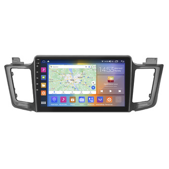 Магнітола Lesko для Toyota RAV4 IV (CA40) Рестайлінг 2015-2019 IPS 10 4/64Gb CarPlay 4G Wi-Fi GPS Prime фото №1