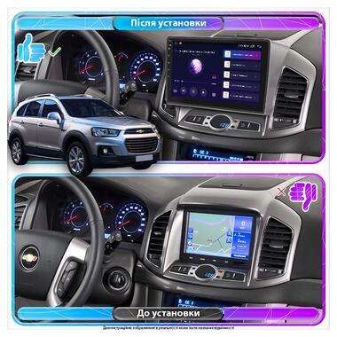 Магнитола Lesko для Chevrolet Captiva I Рестайлинг 3 2015-2018 екран 10 2/32Gb CarPlay 4G Wi-Fi GPS Prime фото №4