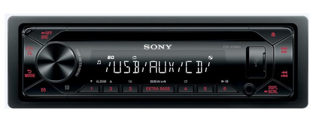 Автомагнитола Sony CDX-G1300U фото №1
