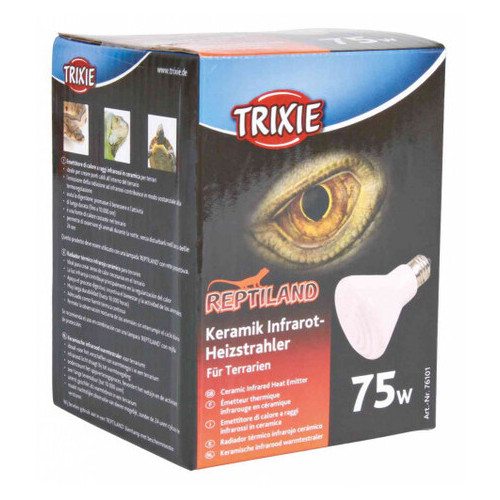 Інфрачервона керамічна лампа Trixie для тераріуму 75 Вт (139520) фото №1