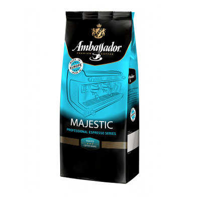 Кофе Ambassador в зернах 1000г пакет, Majestic (am.52088)