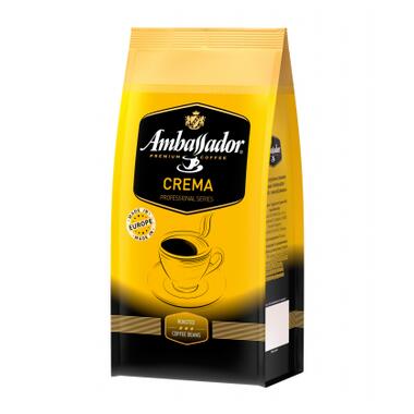 Кава Ambassador в зернах 1000г пакет, Crema (am.52081) фото №1