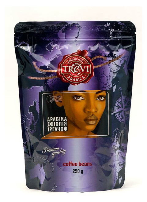 Кофе в зернах Trevi Арабика Эфиопия Иргачиф 250 г (4820140050811) фото №1