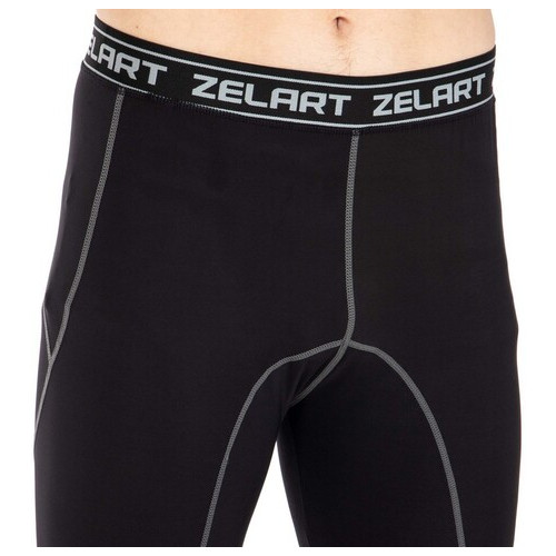 Комплект термобілизни чоловічий Zelart CO-9145-ZEL M Чорний (06363056) фото №12