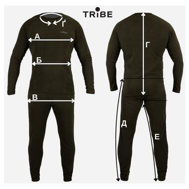 Термобелье мужское Tribe Microfleece (футболка+штаны) T-KA-0015 3XL olive (T-KA-0015-olive-3XL) фото №8