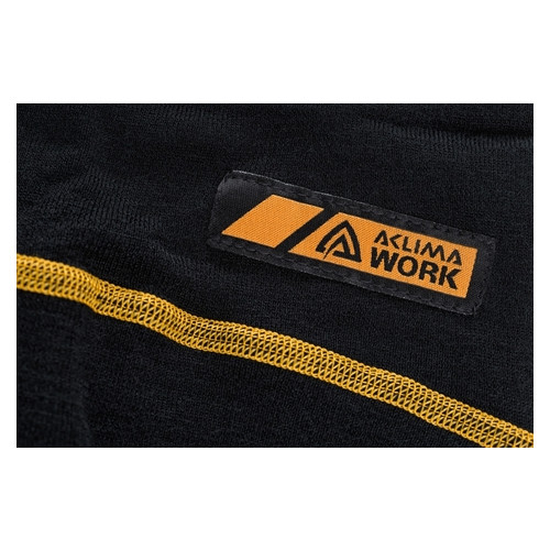 Термофутболка Aclima Work Warm Shirt Crew Neck Black XL фото №3