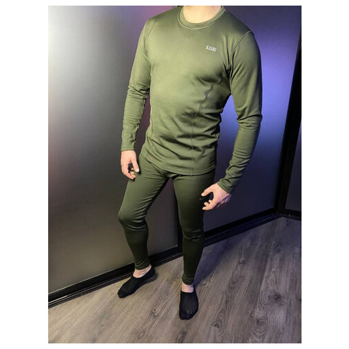 Термобілизна военное мужское тактическое костюм 5.11 Tactical Турция ВСУ (ЗСУ) 8863 S оливковое фото №6