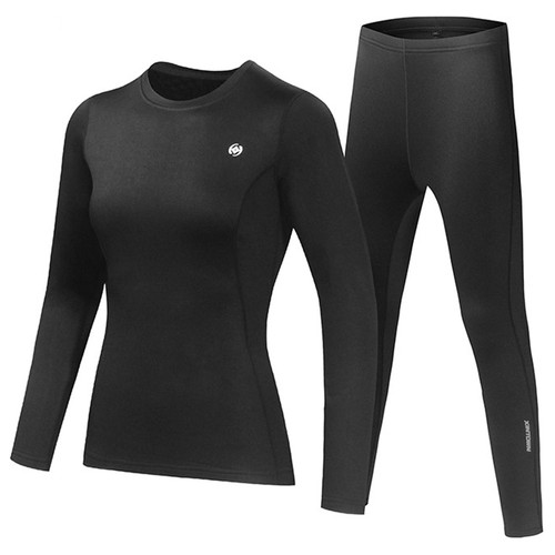 Термобілизна жіноча Xintown NYXT19JBYD Black (L) спортивна флісова з довгими рукавами під одяг фото №1