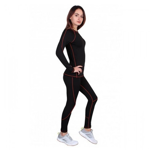Термобілизна женское FirePower Sport Polarflis-Stretch (L) Черное с красным фото №2