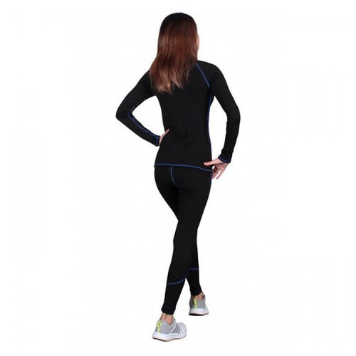 Термобілизна женское FirePower Sport Polarflis-Stretch (XL) Черное с синим фото №3