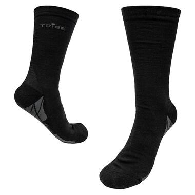 Шкарпетки Tribe Merino Light T-KB-0008-black, 44-46 (T-KB-0008-black-44-46) фото №1
