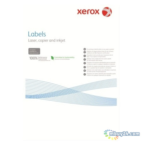 Наклейка Xerox Mono Laser 65UP 38.1x21.2mm 100л фото №1