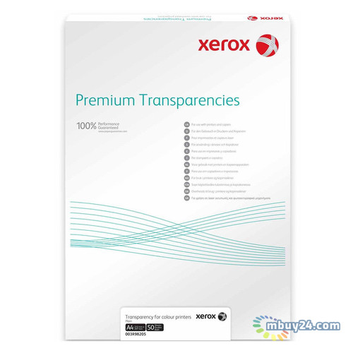 Пленка прозрачная Xerox A3 100л. без подложки (003R98203) фото №1