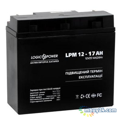 Батарея к ИБП LogicPower LPM 12В 17 Ач (4162) фото №2