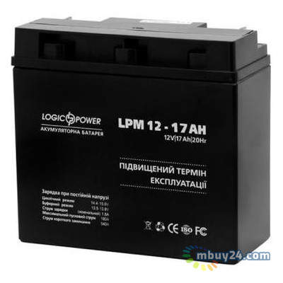 Батарея к ИБП LogicPower LPM 12В 17 Ач (4162) фото №3