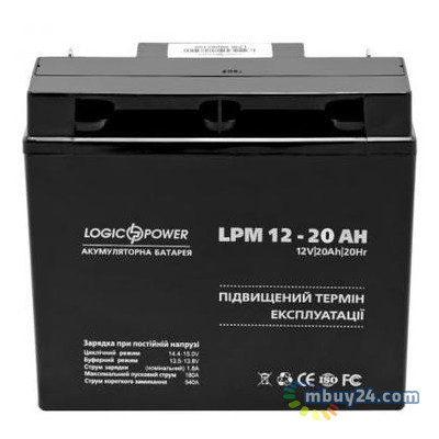 Батарея до ДБЖ LogicPower LPM 12В 20Ач (4163) фото №1