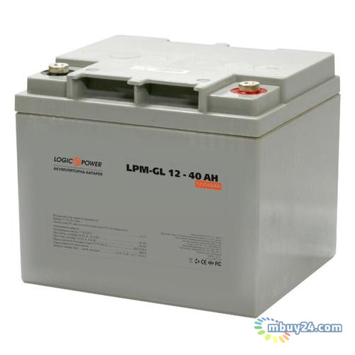 Батарея до ДБЖ LogicPower LPM-GL 12В 40Ач (4154) фото №1