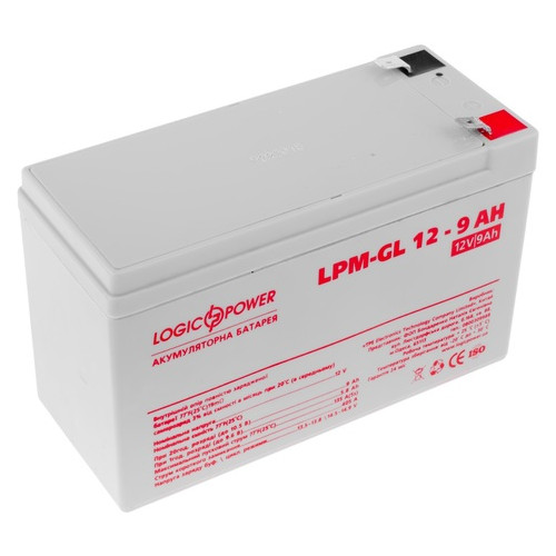 Акумуляторна батарея LogicPower 12V 9AH (LPM-GL 12 - 9 AH) GEL фото №2