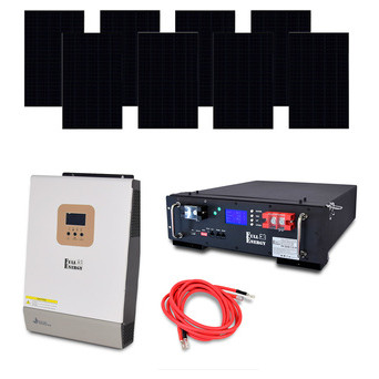 Автономна система безперебійного живлення потужністю 5 кВт з LiFePO4 АКБ та сонячними панелями фото №1