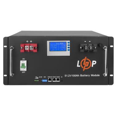 Акумулятор LogicPower LP LiFePO4 48V (51.2V) - 100 Ah (5120Wh) (Smart BMS 100A) with LCD RM (LP20330) фото №3