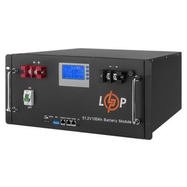 Акумулятор LogicPower LP LiFePO4 48V (51.2V) - 100 Ah (5120Wh) (Smart BMS 100A) with LCD RM (LP20330) фото №1