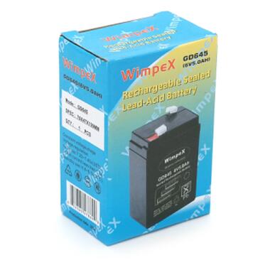 Батарея к ИБП Wimpex 6V 5Ah (Wimpex WX-645) фото №1