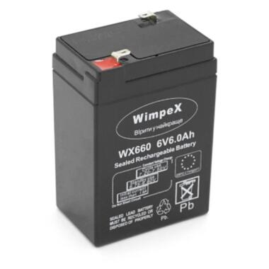 Батарея к ИБП Wimpex 6V 6Ah (Wimpex WX-660) фото №1