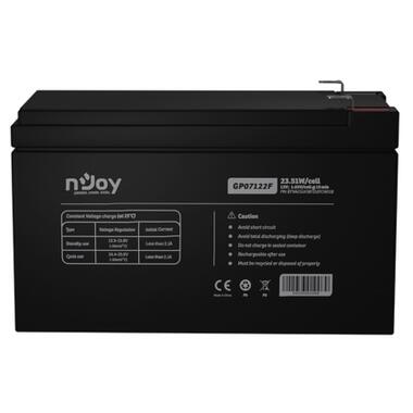 Батарея к ИБП nJoy 12V 7Ah (BTVACGUOBTD2FCN01B) AGM (GP07122F) фото №1