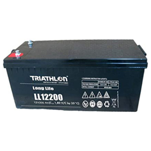 Батарея до ДБЖ Triathlon AGM 12V 200Ah Long Life (LL12200) фото №2