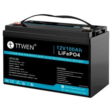 Аккумуляторная батарея LiFePO4 TTWEN 12V/100AH  фото №1